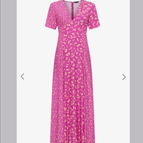 FRENCH CONNECTION Bonita  Maxi Dress-pink - Picture 4 of 13